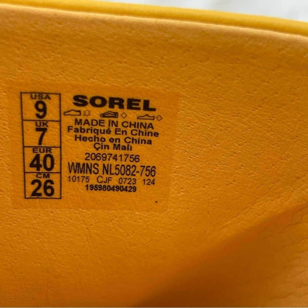 Sorel Platform Sandals Dayspring Slides Size 9 Wo… - image 8